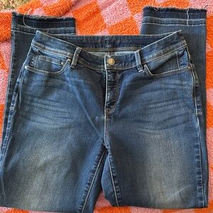 Chico's Dark Blue Ankle Jeans
